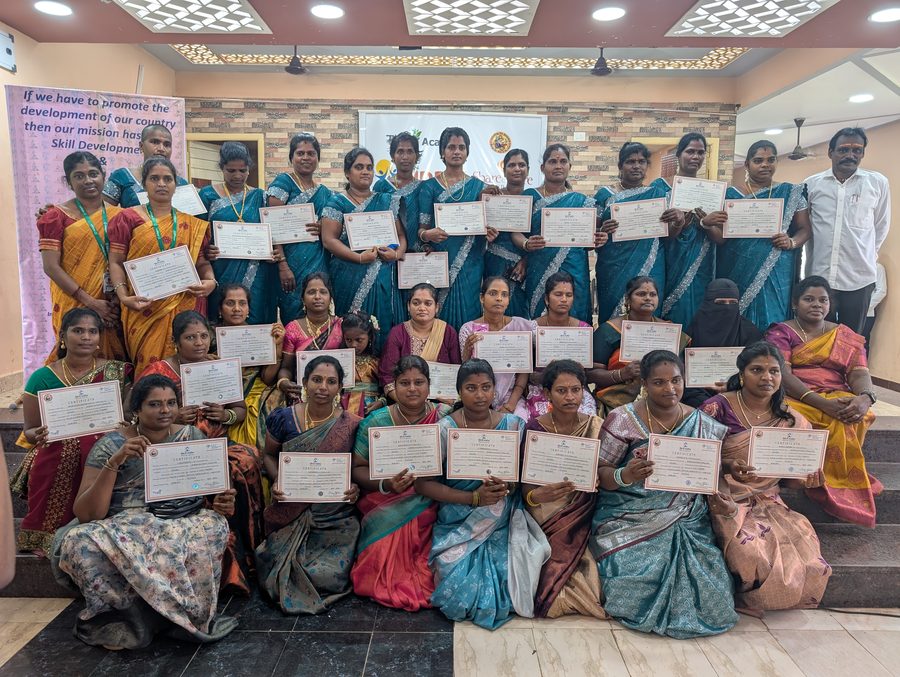 Certification ceremony at Thalir Academy